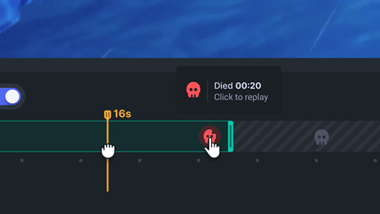 Video editor timeline for Moments